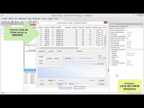 Presentacion Opticut Barras