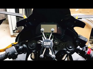 Ram Phone Mount Install - 2021 Yamaha R3