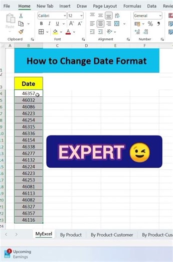 Change Date Format Instantly in Excel 😲 | Excel Date Format Shortcut You MUST Know! | One Shortcut