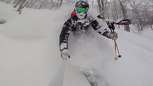 Japan!🇯🇵 Land of the rising sun and deep powder forests. 🙌 Skiing snowman: Reine Barkered | Helly Hansen