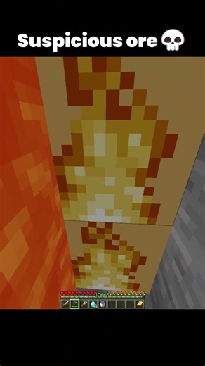 Minecraft suspicious ore 💀