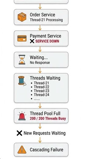 Why Threads Get Blocked During Cascading Failures? | Circuit Breaker Explained #Java
