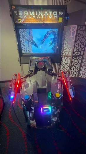 Terminator Salvation Arcade Shooter Game Machine #arcade #terminator #gaming #arnoldschwarzenegger