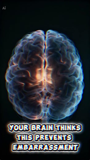 Why your brain remembers cringe moments #shorts #psychology #brain #overthinking