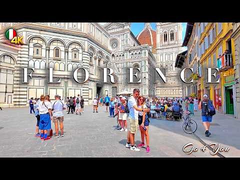 🌅 Florence Italy 🇮🇹 Magical Tour Through the Renaissance City Italy 4K Walking Tour