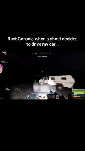 Rust Console when a ghost decides to drive my car…#shorts #rust #rustconsole