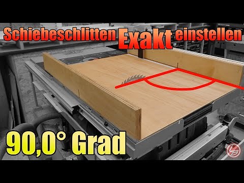 Schiebeschlitten präzise einstellen Kurz & Knapp | 5 Schnitt Test