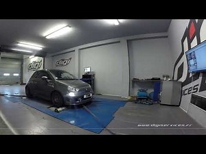 Fiat 595 Abarth 1.4T 180cv AUTO Reprogrammation Moteur @ 188cv Digiservices Paris 77 Dyno