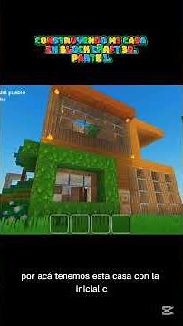 Construyendo mi aldea en block craft 3D. Parte 1. #minecraft #blockcraft #suscribete