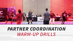 Partner coordination warmup drills