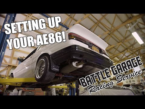 Setting Up Your AE86 With Battle Garage! Part 2 - Alignment and Suspension