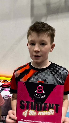 Congratulations to these two superstars 🤩🤩 Miss Isla was awarded student of the class, after showing loads of confidence displaying amazing focus executing her combos 👏👏👏 Mr Hugh was awarded student of the month for January 🔥🔥🔥 He has been very consistent this month, listening and learning loads, getting better in every class and leading by example, keep up the great work 👍👍👍 #savagenotaverage #QuittersNeverWin | Savage Martial Arts - Magherafelt