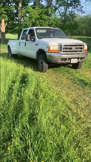 7.3 power stroke straight piped #f350 #manual #4x4 #diesel