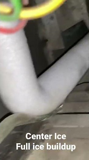 Central Unit AC too much ice buildup why how repair ales