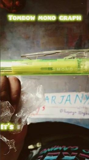 Unboxing Tombow mono graph Mechanical Pencil?#song #mech