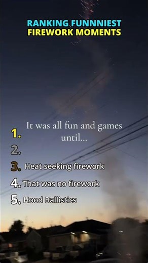 Ranking Funniest Firework Moments