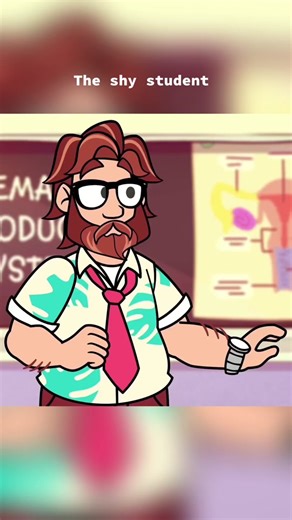 What do you think Hunter told Moon 😯😖? #animation #cartoon #schoollife #friends #education