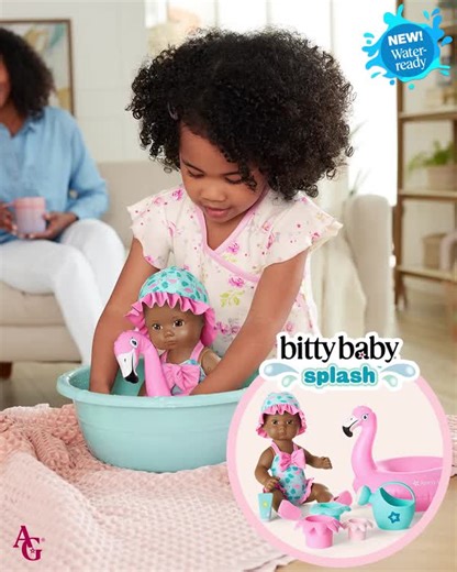 3.9K views · 107 reactions | Dive into summer fun with your little one. Bitty Baby® Splash™ is designed for water play!  https://bit.ly/42Uq3g5 | American Girl | Facebook