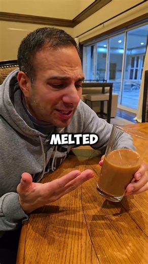 Chocolate bunny melted in my cup