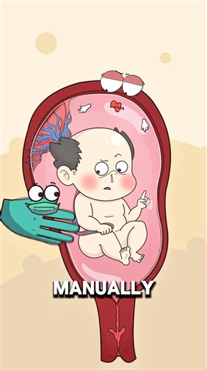 How Doctors Turn a Baby for a Safer Delivery 🤰👶..!!#e2dhealth #animation #fypシ #2dshow #health