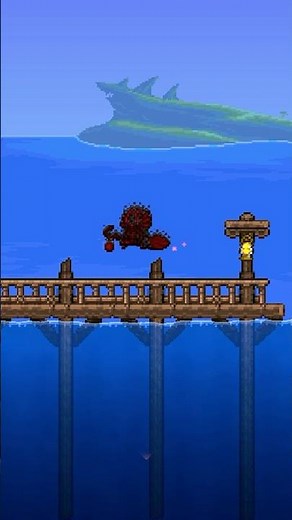 How to Build an AMAZING Pier in Terraria! #terraria #tips