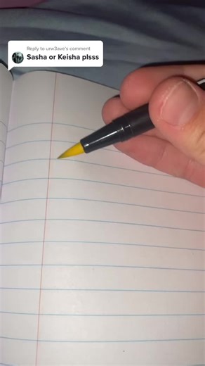 Replying to @urw3ave #keisha #pretty #fyp #cursive #name #yellow