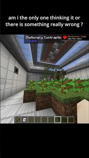 There is something wrong about this Minecraft create build
