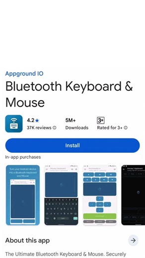 Priyavrat deolia on Instagram: "Control your computer and laptop's keyboard and mouse using bluetooth keyboard and mouse a very good app 🙂🥶🤘 . . . #windows #pc #gaming #computer #laptop #bluetooth #gamers #game #connect #mouse #keyboard #wireless #easy #best #control #fast #lazy #bored #microsoft"