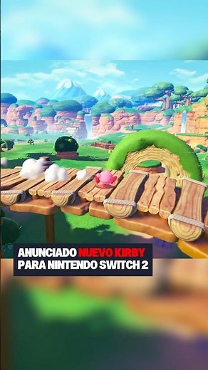 El nuevo KIRBY and the WORLD BEYOND llegará en primavera 2027 ⭐️🩷 #kirby #nintendo #switch2