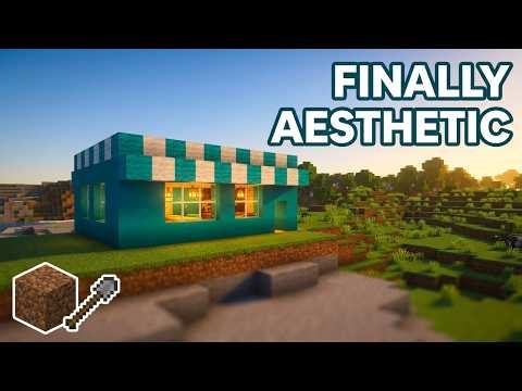 I Built a Cute Café in Minecraft