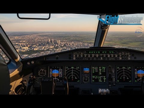 Cockpit POV: Fenix A320's Most Beautiful Views Nice to Lille #CockpitPOV #FenixA320 #AviationViews