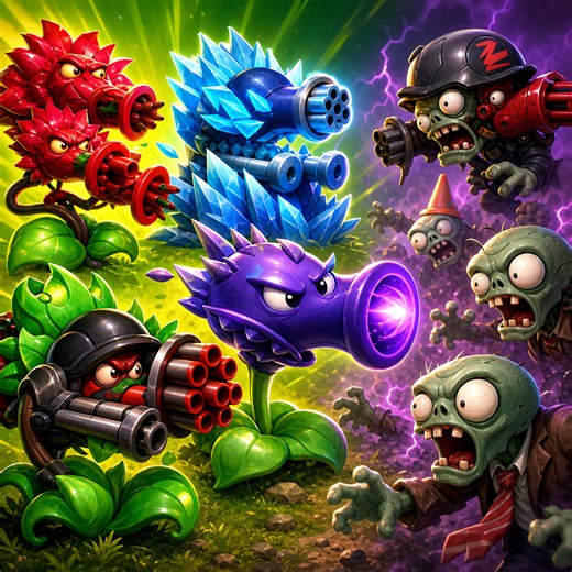 植物大战僵尸杂交版 游戏 🕹️ 免费在线玩 | PLIX.GG