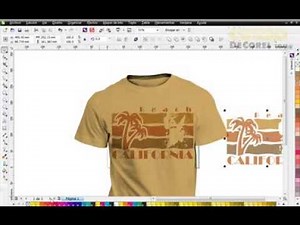 Como Hacer una Camiseta de Playa en Corel Draw