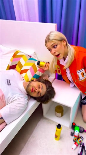 6.8K views · 45 reactions | 藍"Just a Little Color"! 略 My Hair Prank Success! | 123 GO | Facebook