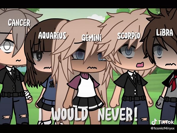 Animated Zodiac Signs: Gemini, Cancer, Aquarius, Libra