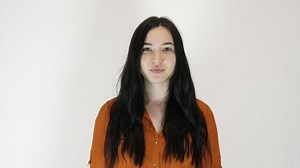 Young Brunette Girl Looking Camera Laughing Stock Footage Video (100% Royalty-free) 1031292404 | Shutterstock