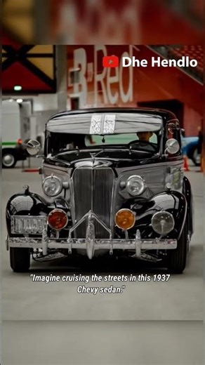 Cruising in a 1937 Chevy Sedan 😎