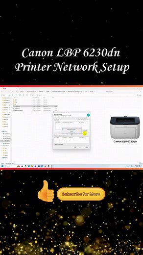 How to Setup Canon LBP 6230dn Printer on Network | Easy Guide