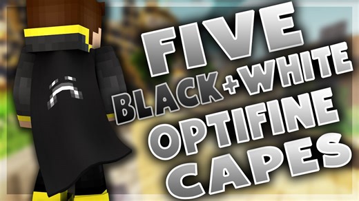 5 Cool OptiFine Cape Designs — Black & White Capes for Minecraft