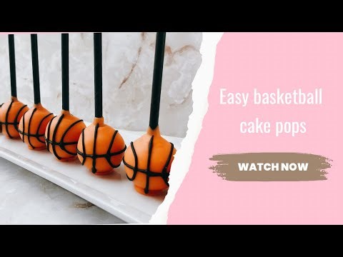 Score Big with Simple Basketball Cakepops