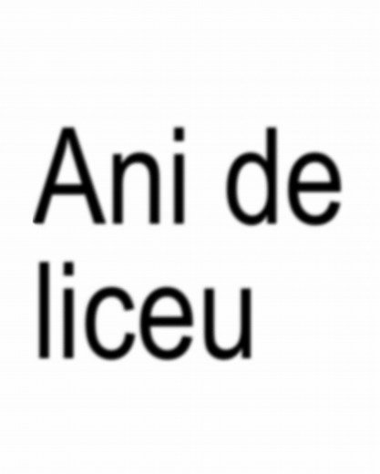 Ani de liceu - Stela Enache (versuri)