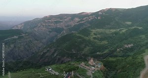 Tatev monastery-Armenian monastery complex of the late IX-early X centuries in Syunik region. Armenia.