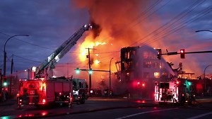 Fire breaks out at Langley construction site; nearby residents evacuated