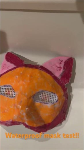 Waterproof mask test!!