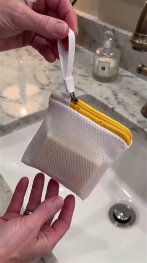 The Tiny Laundry Bag That Makes Cleaning Easier ✨