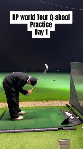 DAY 1 - qualifying for DP WORLD tour. Follow the journey Insight to my journey and road to the top of the game of golf…can I do it 🤯 #golf #golflesson #golfinstruction #golfpractice #golfisgreat | Alex Elliott Golf