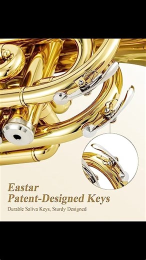  Discover the joy of music with the Eastar Pocket Trumpet! This B Flat Brass Bb Pocket Trumpet comes complete with a Mouthpiece 7C, a Cleaning Cloth, Gloves, and a Hard Case, all beautifully finished in Gold Lacquer. Perfect for musicians on the go, it's compact, lightweight, and produces a superb sound!  What song will you play first? Check it out now! | Magic Kingdom Music | Facebook