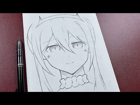 Easy anime drawing | how to draw princess step-by-step