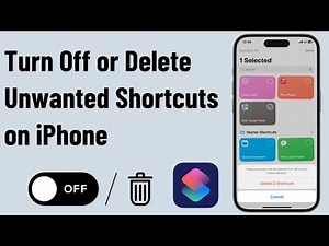 How to Turn Off and Delete Unwanted Shortcuts in iPhone