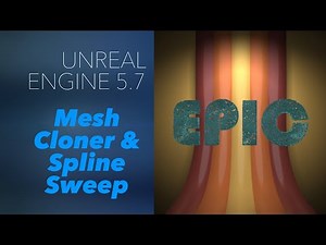 Unreal Engine Motion Design Tools: Mesh Cloner and Spline Sweep Modifier